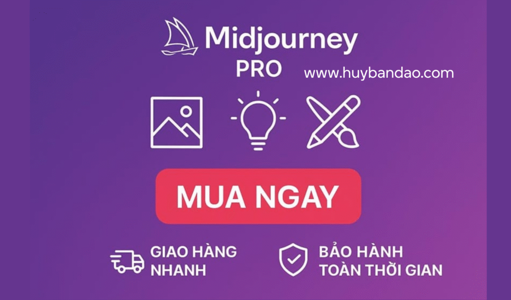 Midjourney gói Pro