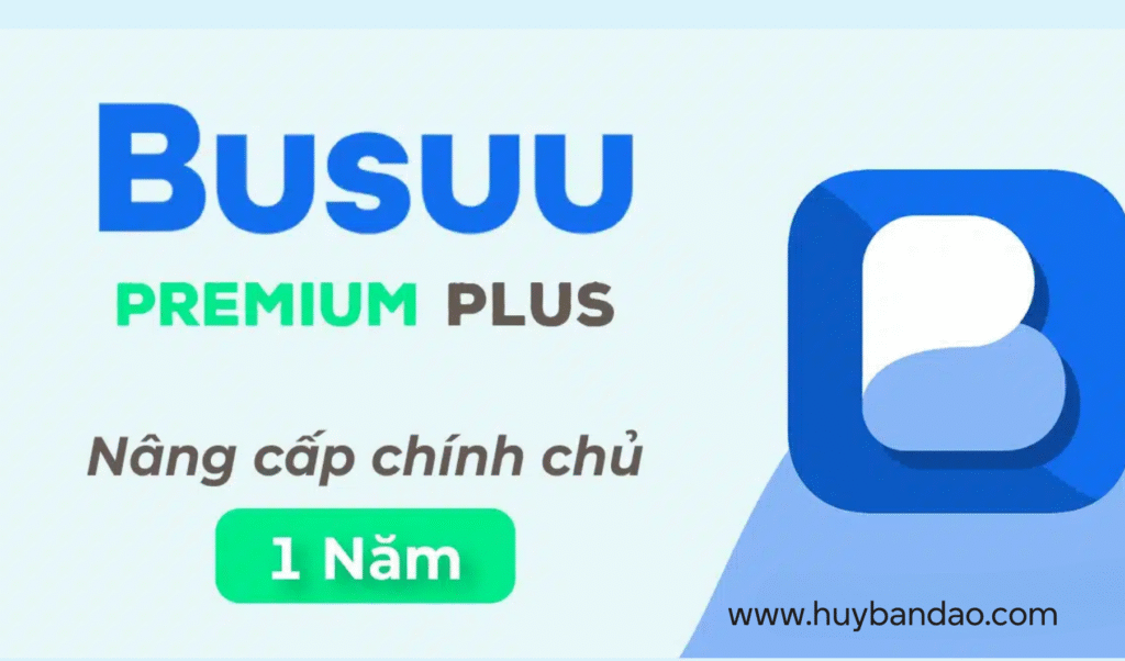 Nâng cấp tài khoản Busuu gói Premium Plus 2 Nâng cấp tài khoản Busuu gói Premium Plus