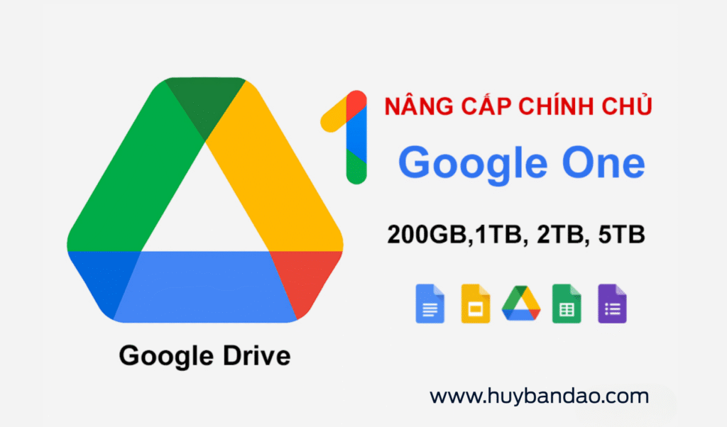 dung lượng Google Drive vĩnh viễn