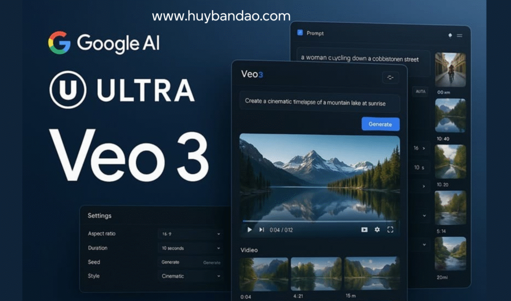 Google AI Ultra gói Veo 3 – Hơn cả một công cụ AI