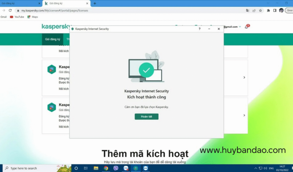 Mua Kaspersky Key bản quyền