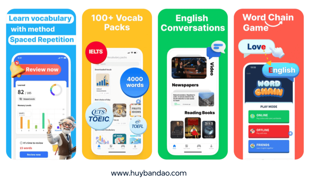 nâng cấp 4English Pro