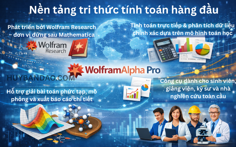 Mua Tài khoản WolframAlpha pro