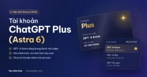 tài khoản chatgpt plus astra 6